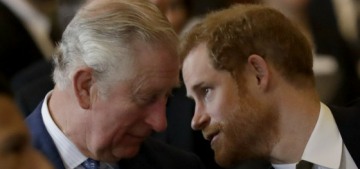 Prince Charles & Harry are talking but they’re not having ‘heart-to-heart’ chats