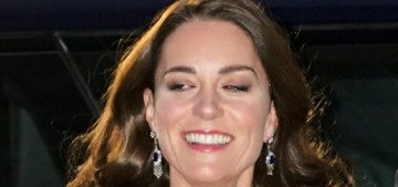 Duchess Kate wore a red Catherine Walker coat to the Christmas carol event