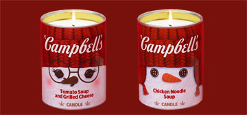 Campbells has new candles that smell like chicken and tomato soup