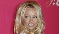 Pamela Anderson involves helpless child in her gross, trashy outfit