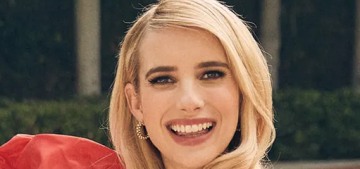 Emma Roberts: ‘I was obsessed with the royals…it feels so fancy & old-fashioned’