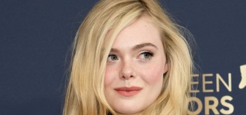 Elle Fanning in a Gucci tuxedo look at the SAG Awards: fabulous or not?