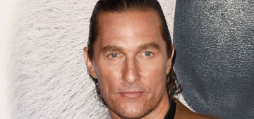 Matthew McConaughey claims he didn’t get a hair transplant but he uses an ointment