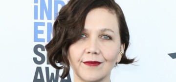 Maggie Gyllenhaal wore Gucci to pick up several Independent Spirit Awards