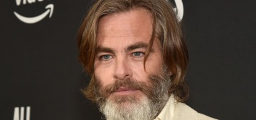 Chris Pine on his furry grey wolf energy: ‘If there’s any excuse not to shave…’