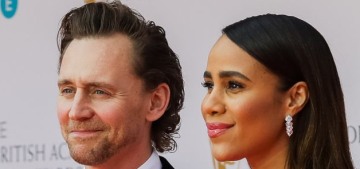 Tom Hiddleston looked proud as a peacock with Zawe Ashton at the BAFTAs