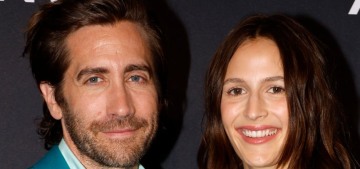 Jake Gyllenhaal & girlfriend Jeanne Cadieu posed together at the ‘Ambulance’ premiere