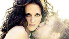 Robert Pattinson & Kristen Stewart kissing outtakes from Vanity Fair
