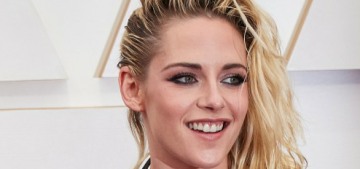 Kristen Stewart truly turned up at the Oscars with greasy hair & booty shorts