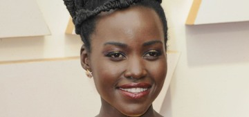 Lupita Nyong’o in gold Prada at the Oscars: one of the best looks of the night?