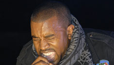 Kanye West breaks down in concert