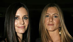 Jennifer Aniston and Courtney Cox not speaking; Aniston reaches out to Brad