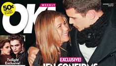 New cover of OK!: Jennifer Aniston & John Mayer – He’s Mine!