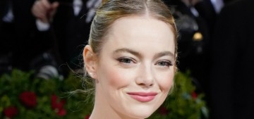 Emma Stone wore a Louis Vuitton slipdress to the Met Gala: why??