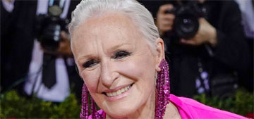 Glenn Close in hot pink Valentino at the Met Gala: regal as hell?