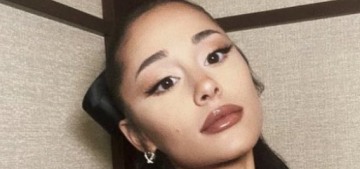 Ariana Grande wore a sculpted bra top to her brother’s Star Wars wedding