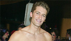 Glee’s Matthew Morrison (Will Schuester) shirtless in comic undies for charity