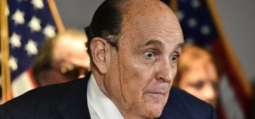 Drunk ghoul Rudy Giuliani convinced Trump to declare victory on Election Night
