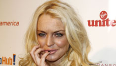 Lindsay Lohan makes constant references to her “allergies” in interview