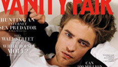 Robert Pattinson, Vanity Fair cover boy: I resemble a cartoon character