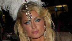 Paris Hilton dressed Doug Reinhardt in girlie skirt outfits for 2 separate parties