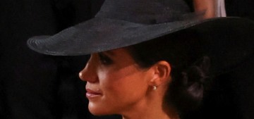 Duchess Meghan looked elegant in a cape, the Waleses were also there