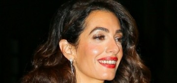 Amal Clooney wore a flapper Versace gown to the Clooney Foundation event