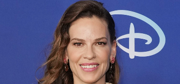Hilary Swank had morning sickness: ‘When you have double, it doubles the hormones’