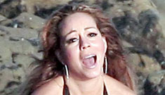 Mariah Carey dons unflattering swimsuit, talks about abuse in her past