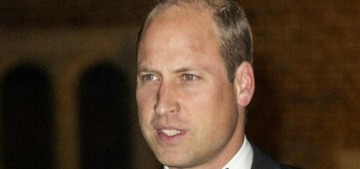Prince William went solo to a charity event at a private club in London, hm