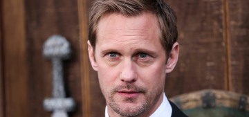 Alexander Skarsgard apparently welcomed a baby with girlfriend Tuva Novotny?