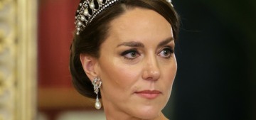 Princess Kate wore Jenny Packham for the first state banquet of KC3’s reign