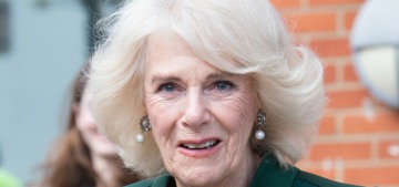 Queen Camilla awkwardly passed out Paddington Bears to nursery school kids
