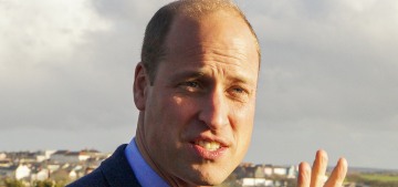 Prince William revealed his coffee-fueled daily diet during a trip to Cornwall