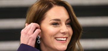 Princess Kate wore a McQueen suit for the Waleses’ first event in Boston