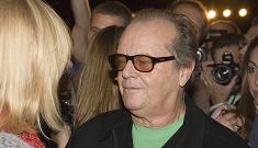 Jack Nicholson got beaten up by Anjelica Huston; has bizarre gland obsession
