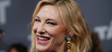 Cate Blanchett wore a great Alexandre Vauthier to the London ‘TAR’ premiere