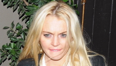 Is Lindsay Lohan trying to hook up with Leonardo DiCaprio again?