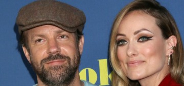 Exes Olivia Wilde & Jason Sudeikis were photographed hugging in LA