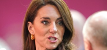 Princess Kate wore bespoke McQueen to talk to Leeds vendors about early years