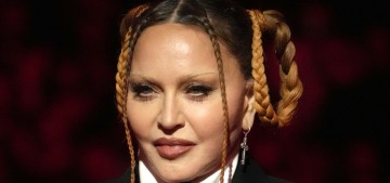 Madonna looked so puffy & plastic at the Grammys & after-parties