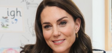 Princess Kate wore stripes in a video for Children’s Mental Health Awareness Week