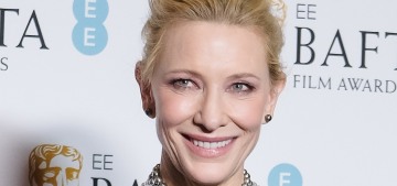 Cate Blanchett re-wore a Maison Margiela gown to win her fourth BAFTA