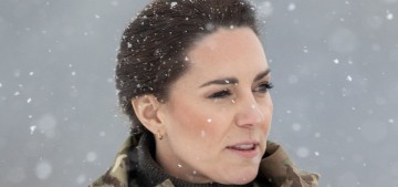 Princess Kate wore a £500 outfit for her Irish Guards skit in the snow