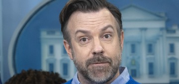 Jason Sudeikis & the ‘Ted Lasso’ cast went to the White House to talk mental health