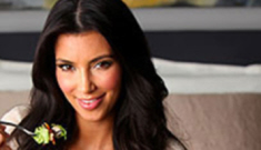Kim Kardashian’s breasts want you to eat a salad