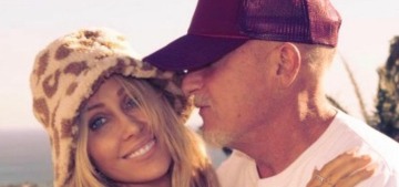 Tish Cyrus & Dominic Purcell are engaged after a whirlwind courtship…?