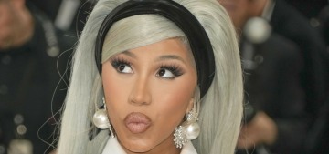 Cardi B channeled Karl Lagerfeld in Chen Peng at the Met Gala: fabulous?