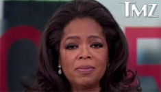 Oprah cries while announcing her retirement