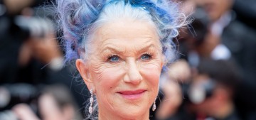 Helen Mirren wore Del Core & purple hair for Cannes Opening Night: stunning?